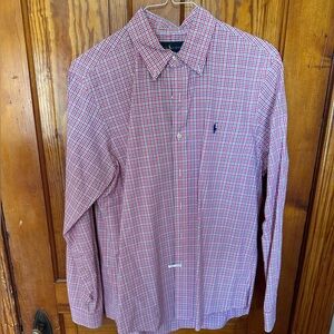 Large Ralph Lauren Long Sleeve Pressed Button Down